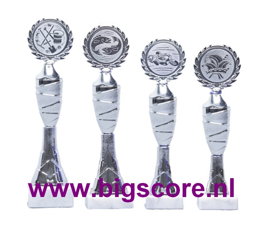 Z536 Kunststofbeker Zilver